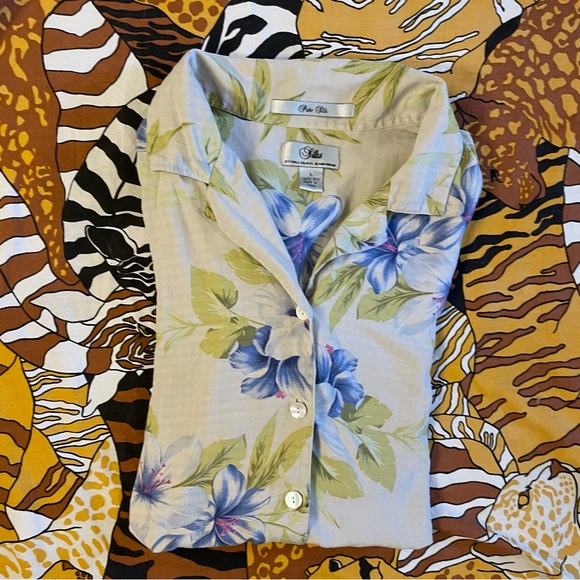 100% silk Large Vintage Silks by Bill Blass Jeanswear - Picture 2 of 8